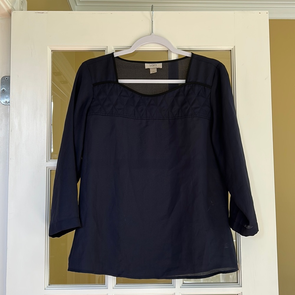 Loft 3/4 sleeve blouse